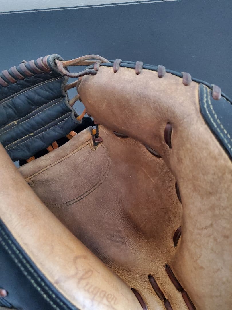 久保田スラッガー　キャッチャーミット　軟式　大人　刺繍無し　サブ硬式可能