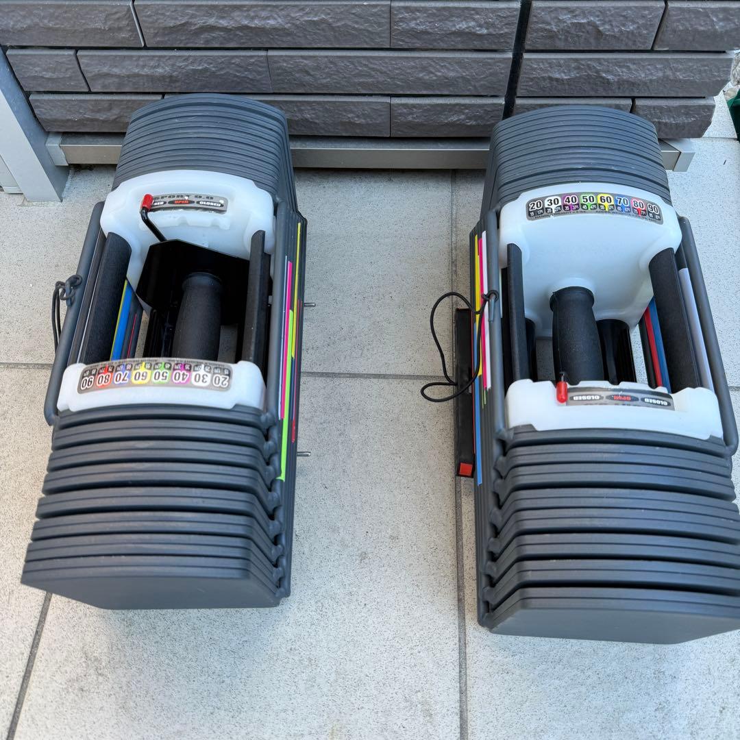 美品 TOPFILM SPORT 9.0 可変式 ダンベル 40kg 筋トレ ②