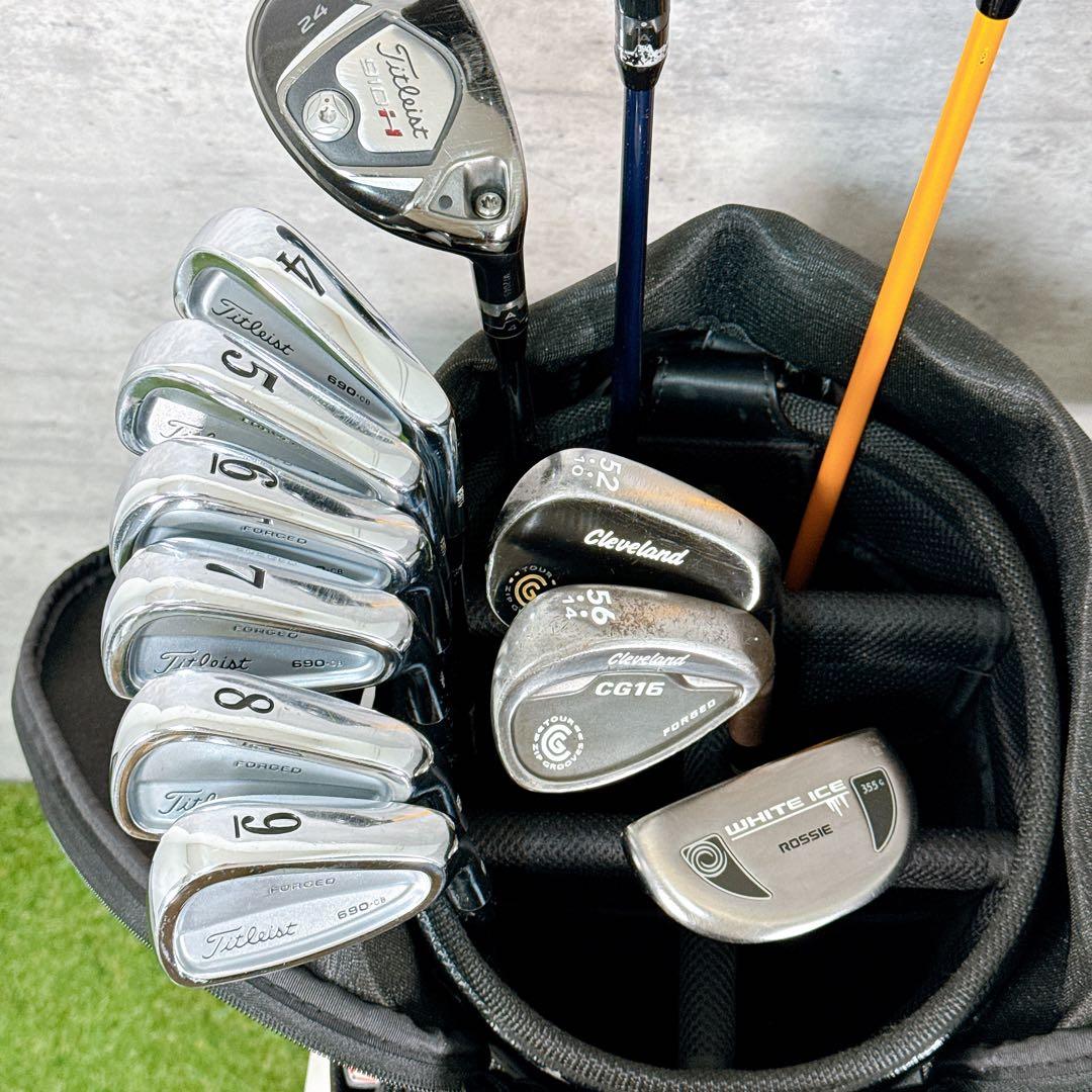 ゴルフクラブセット メンズ タイトリスト フルセット 12本 【K411】