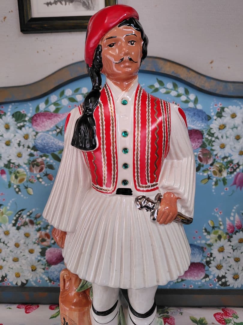 メタクサ　５スター　人形陶器ボトル　500ml オールド　46cm ブランデー