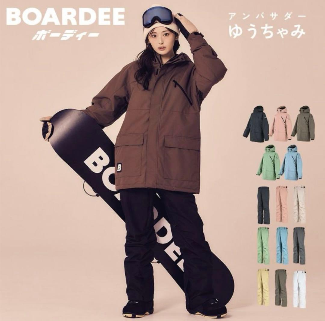 【美品】BOARDEE スノーウェア 上下セット Mサイズ