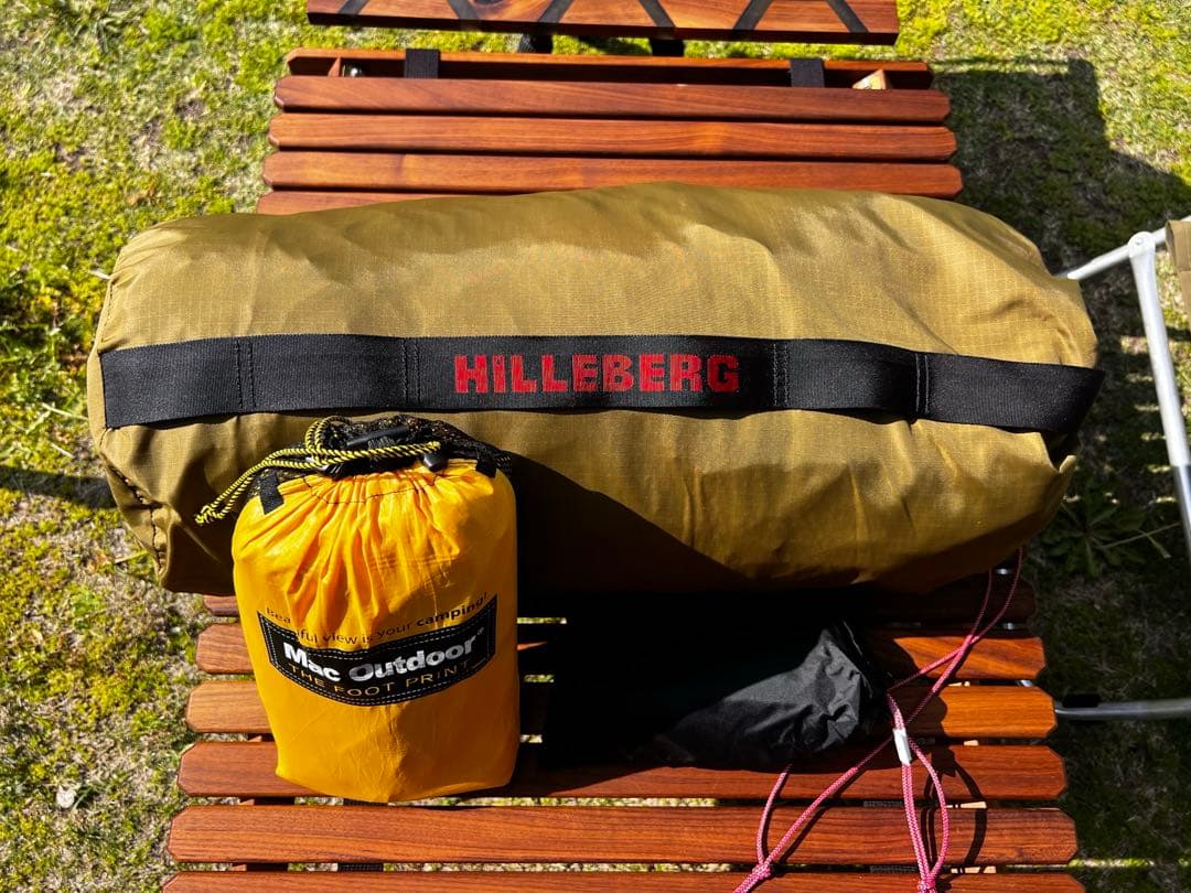 即納可能　美品　HILLEBERGヒルバーグ スタイカサンド　フットプリント付き