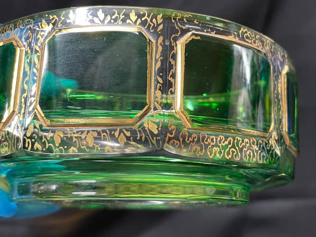 【USED】ヴェネツィアンガラス ? ベネチアンガラス ? ボウル　灰皿