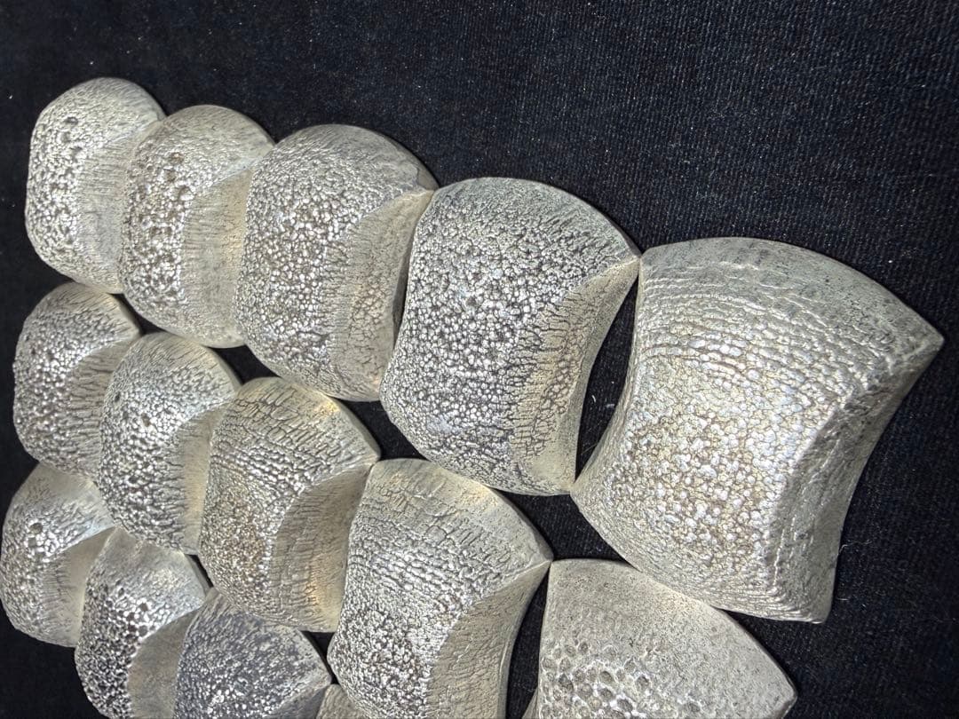 清朝古銀意匠 元宝・銀錠型 コレクション 14点まとめて／中国古銭風・収集品