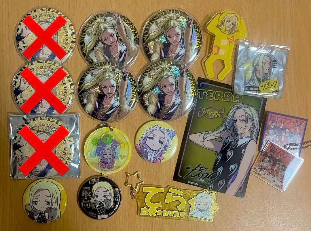 カリスマ テラ アクキー 缶バッジ ポスカ まとめ カリスマワールド