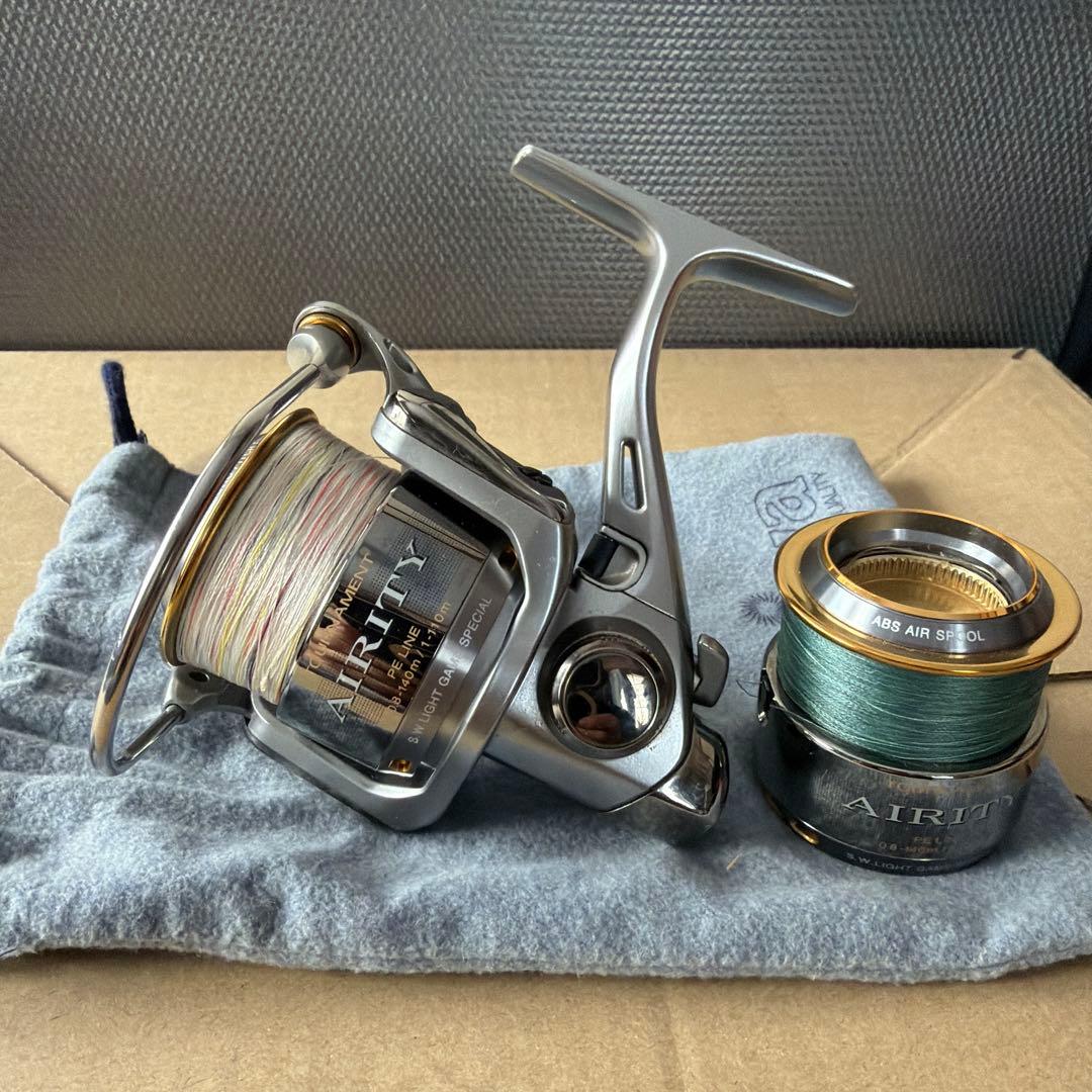 Daiwa　AIRITY 2506 スピニングリール 予備スプール付き