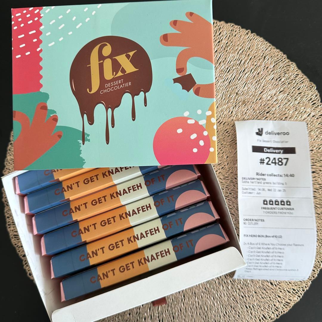 Fix Dessert Chocolatier 6枚Box　1/22製造　袋付き