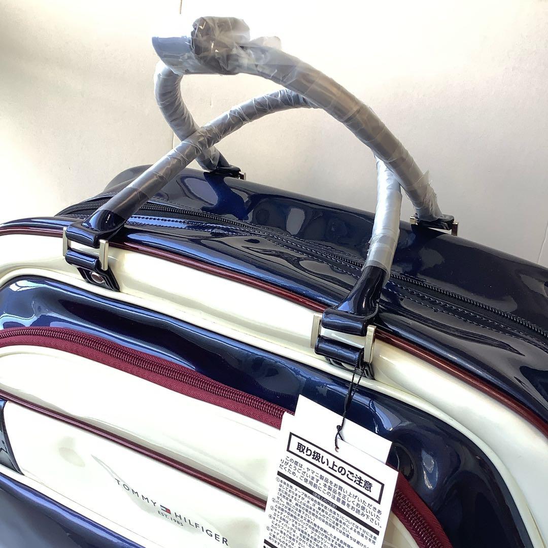 新品★トミーヒルフィガー★ゴルフバッグ エナメル ボストンバッグ