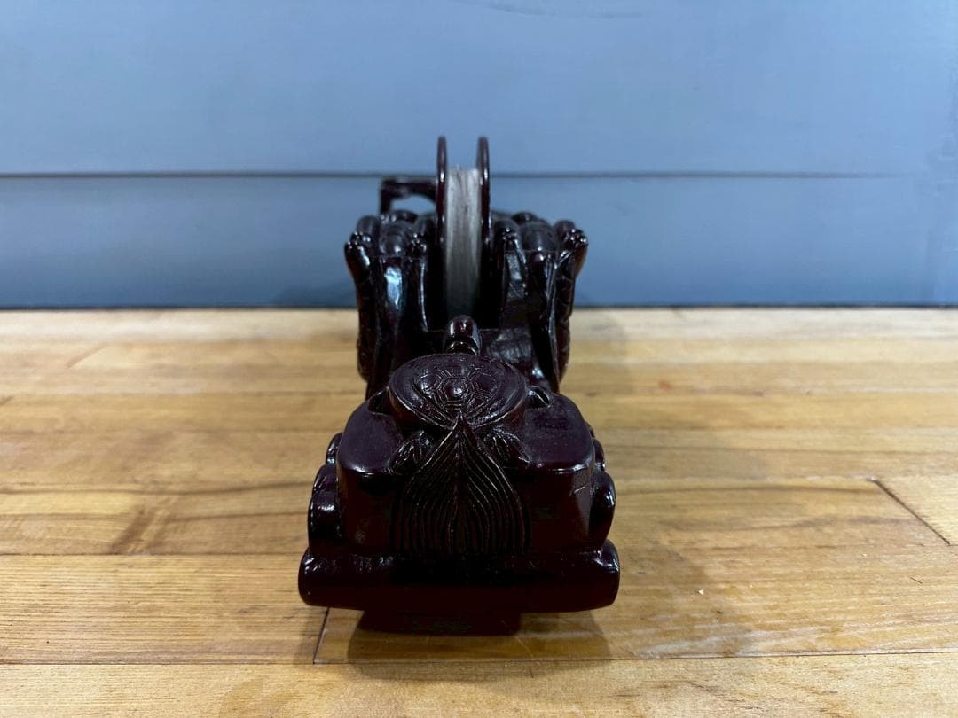 巨大墨壺 彫刻墨壺 墨壺 墨つぼ すみつぼ 木製 大工道具 道具 RW181