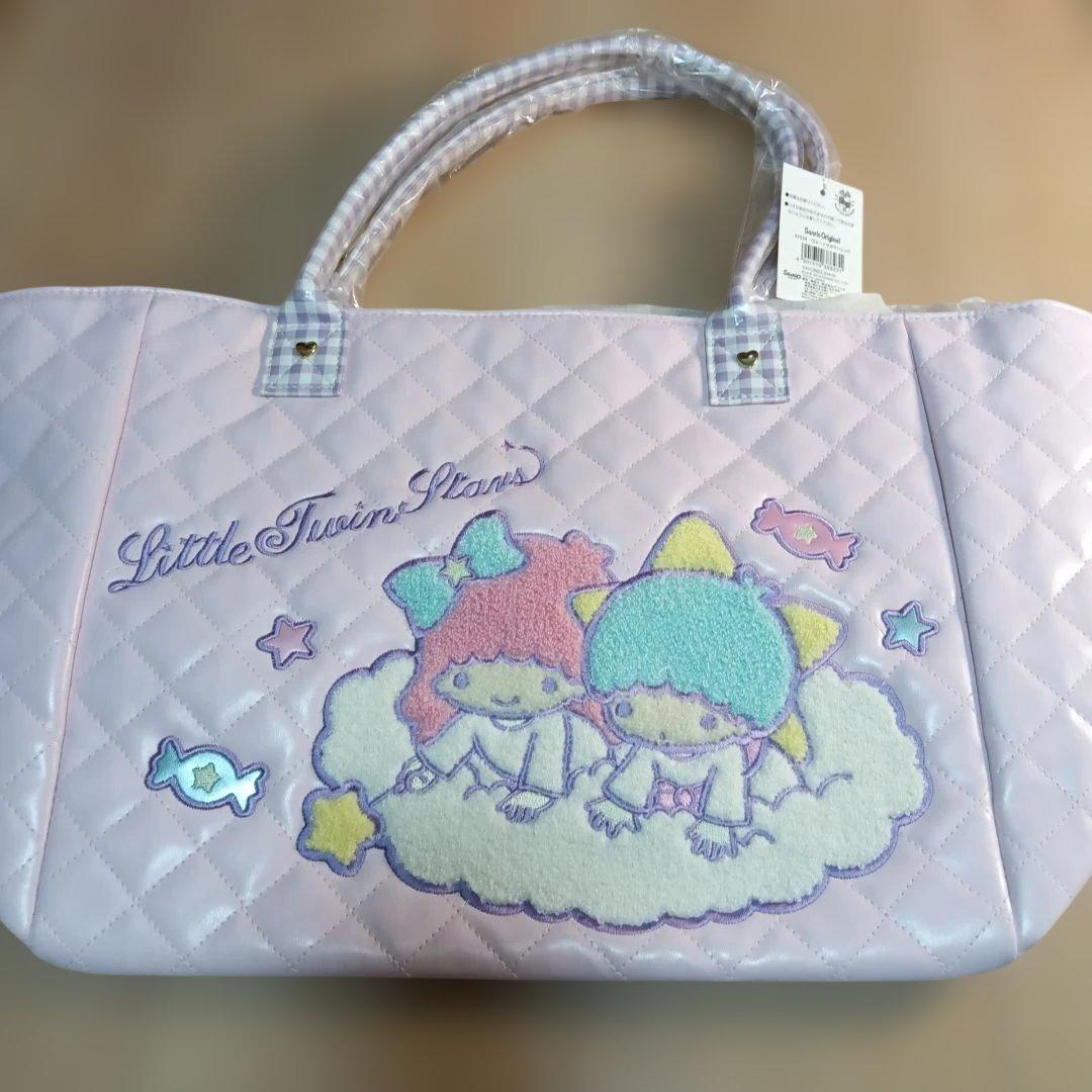 サンリオ　キキララ トートバッグ　サガラ　刺繍