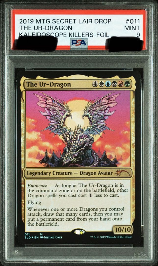 お*ん様 【PSA9】【Foil】＜始祖ドラゴン/The Ur-Dragon＞