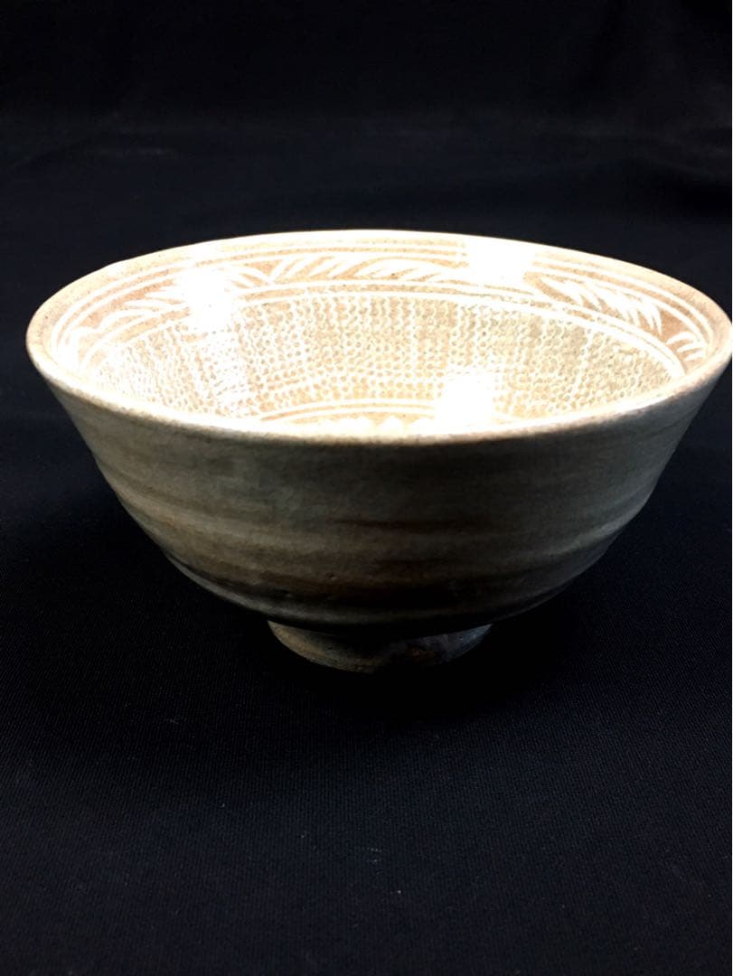 S50韓国人間文化財 池順鐸 高麗茶碗 共箱 茶道具