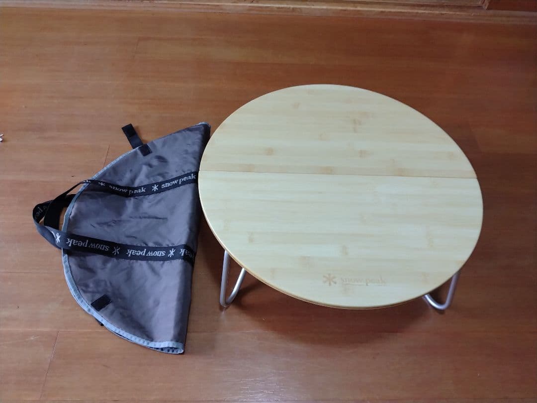 廃盤品　スノーピーク ワンアクション ちゃぶ台竹 S