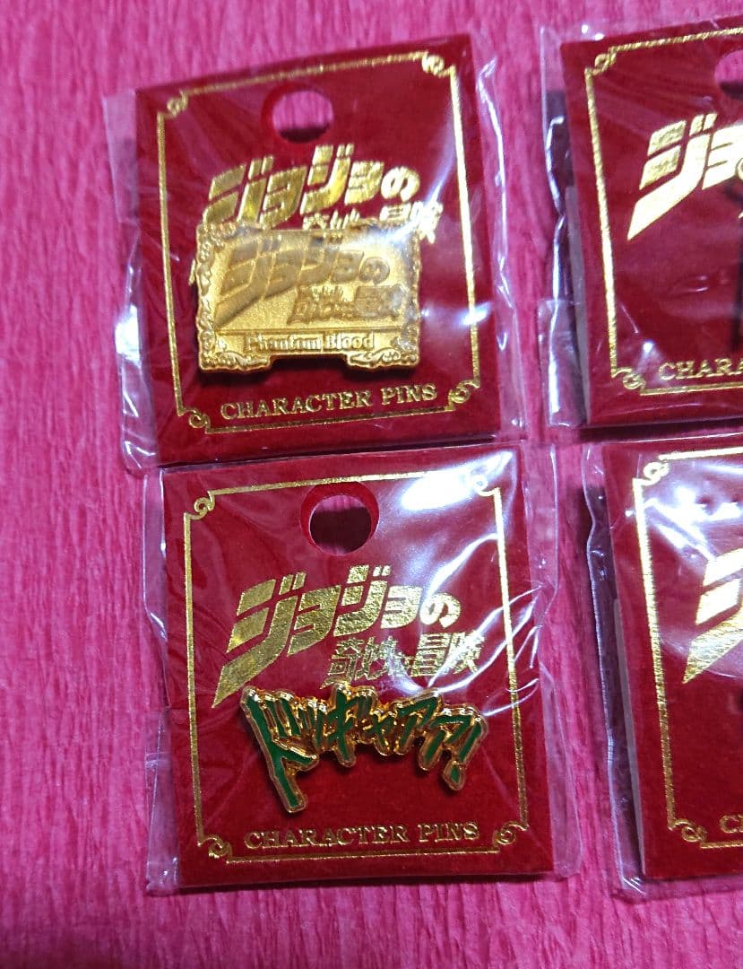 ジョジョの奇妙な冒険 ピンバッジ ピンズ ロゴ 擬音 ゴゴゴ ドドド ドッギャア