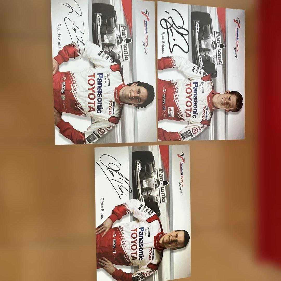 TOYOTA F1 Racing サイン入りキャップ2点 ミニカー2点　その他