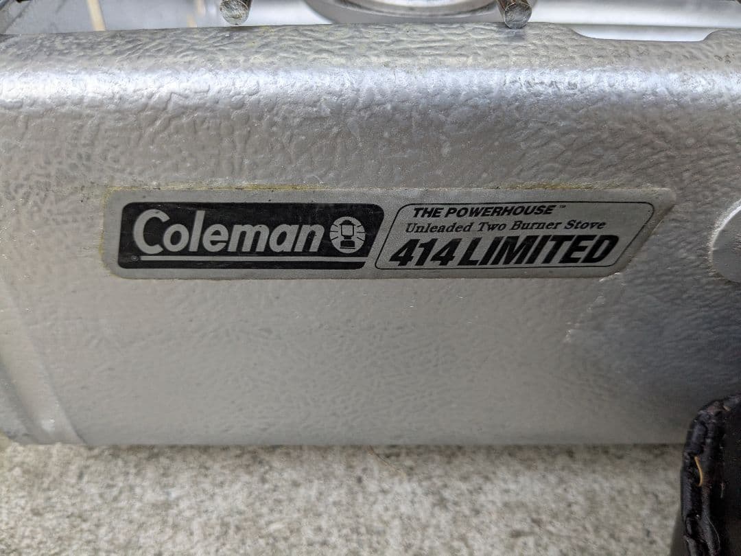コールマン ツーバーナー 414 LIMITED ブラック×シルバー　動作確認済