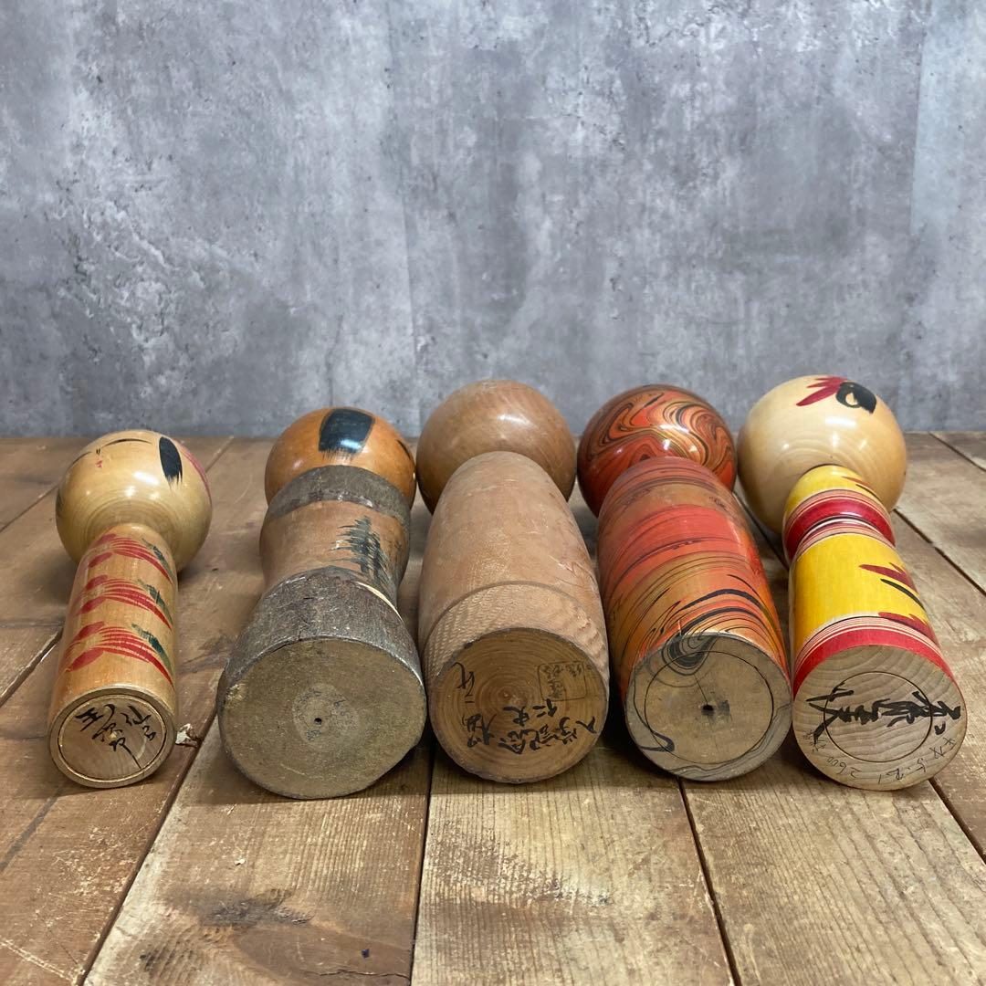 D-3 【希少】伝統こけし・創作こけし 大量16体まとめ売り（那須・銘入り含）