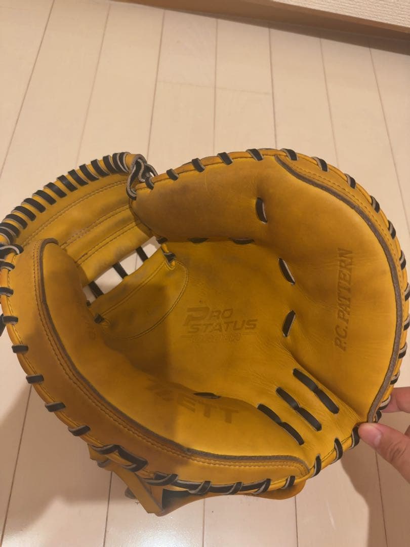 コ*ク様 ゼット　ZETT プロステイタス　オーダーキャッチャーミット　軟式用