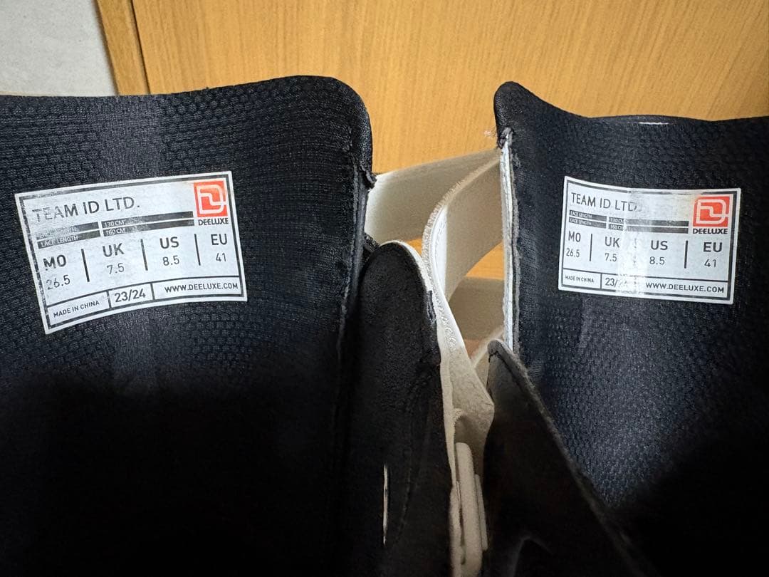 DEELUXE TEAM ID LTD スノーボードブーツ ブラック/ホワイト