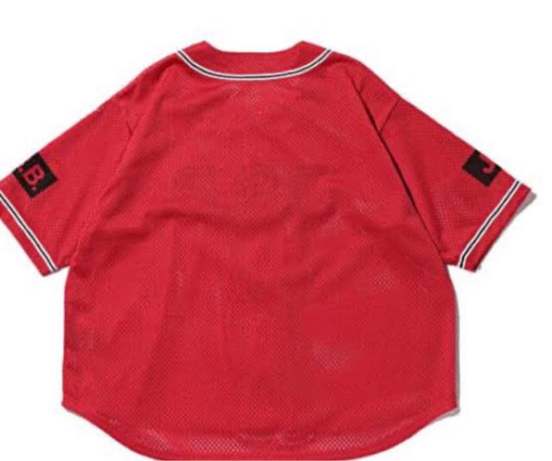 JSB ベースボールシャツ 赤 　L