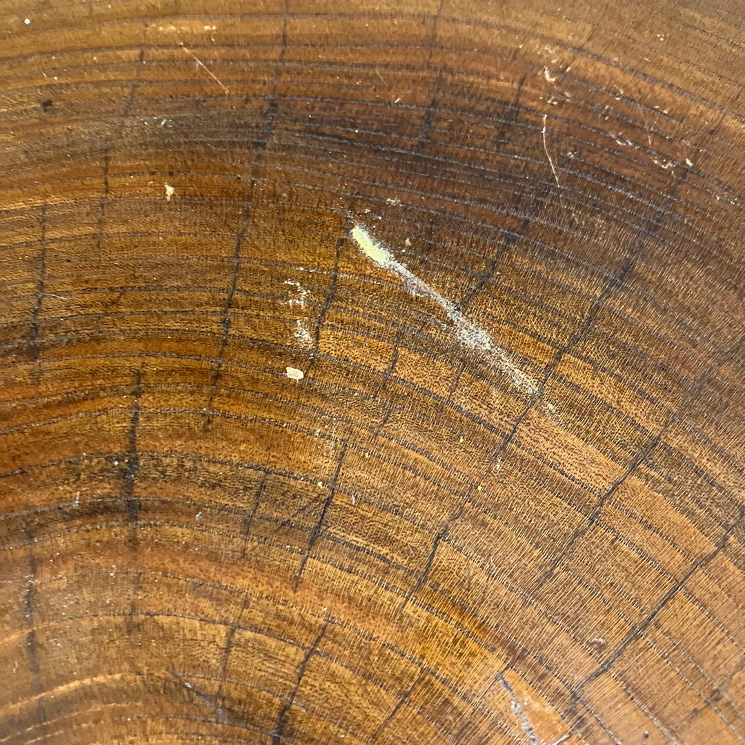 B-3 昭和レトロ 木製 天然木 一枚板 屋久杉 輪切り ちゃぶ台 テーブル