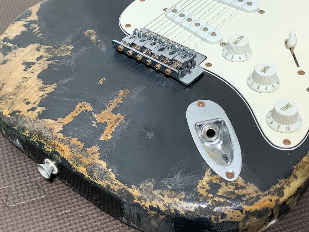 レジェンドLegend ST ストラト タイプ レリック aged ブラック 黒