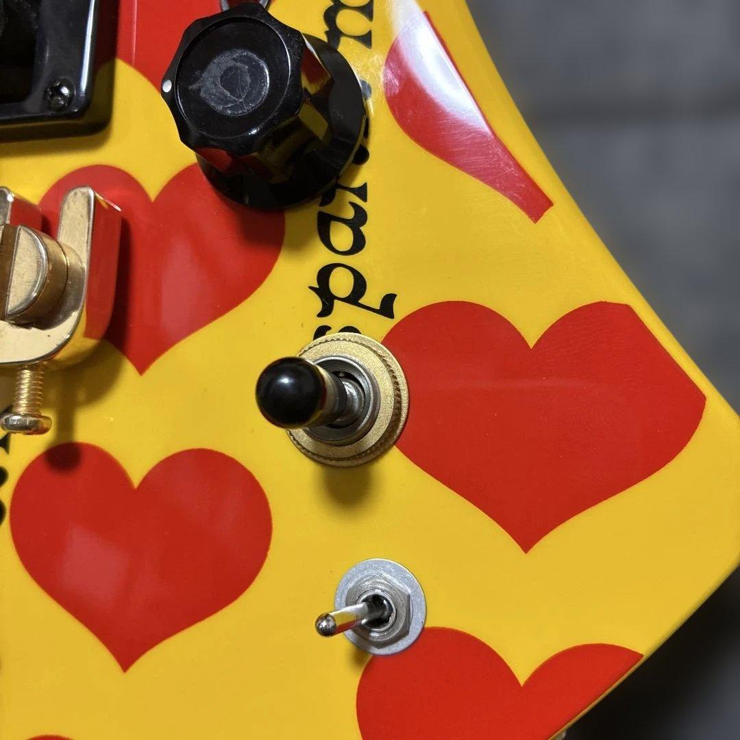 希少 BURNY YH-JR hideモデル アンプ内蔵 モッキンバード ギター