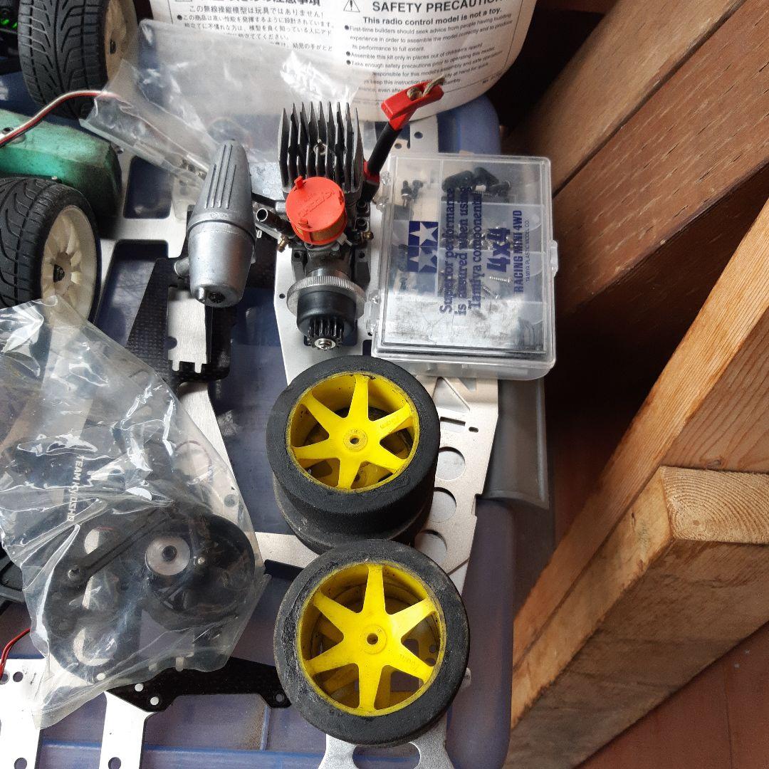 あ*あ様 ジャンク品　京商スーパー10 2台ぶん&OSエンジン 2スピードなど