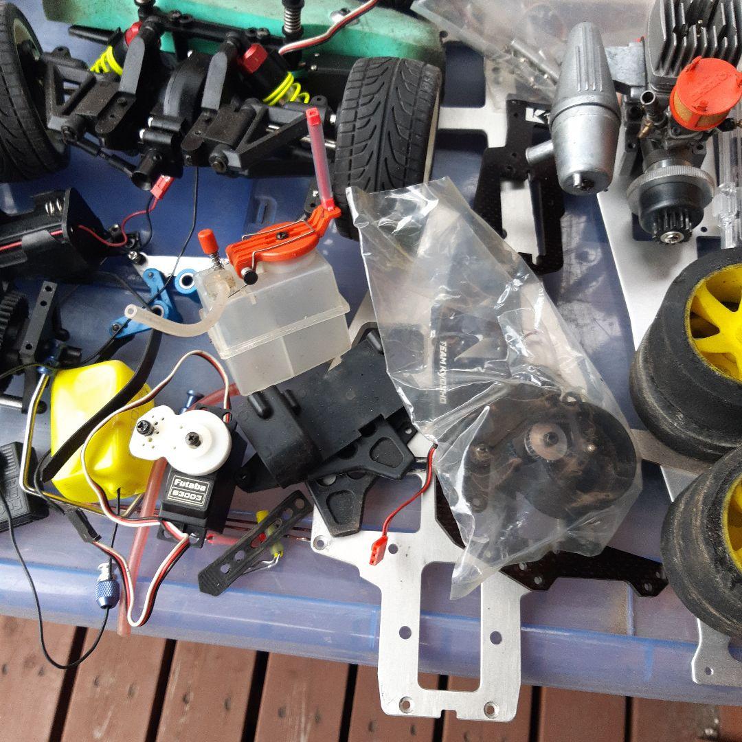 あ*あ様 ジャンク品　京商スーパー10 2台ぶん&OSエンジン 2スピードなど