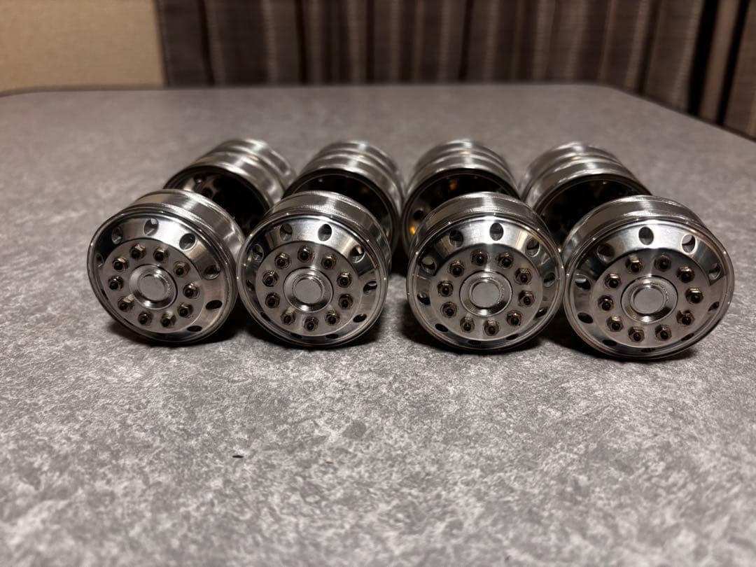 TAMIYAタミヤ 1/14トレーラー　台車屋さん 10穴アルミホイール