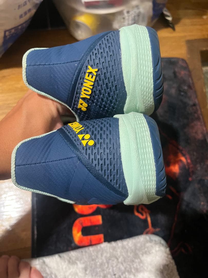 YONEX パワークッションアドバンス メンズ SHTAAMG ティールブルー