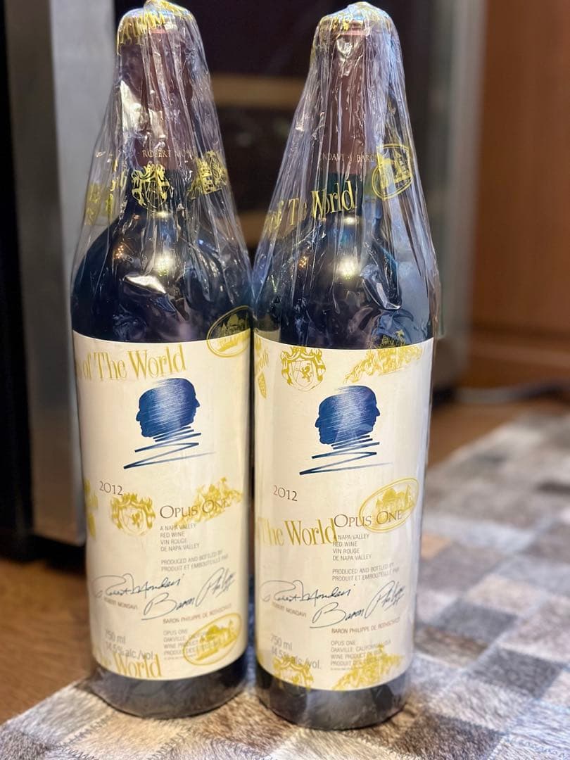 【新品未開封】OPUS ONE オーパスワン 2012 赤ワイン 2本セット