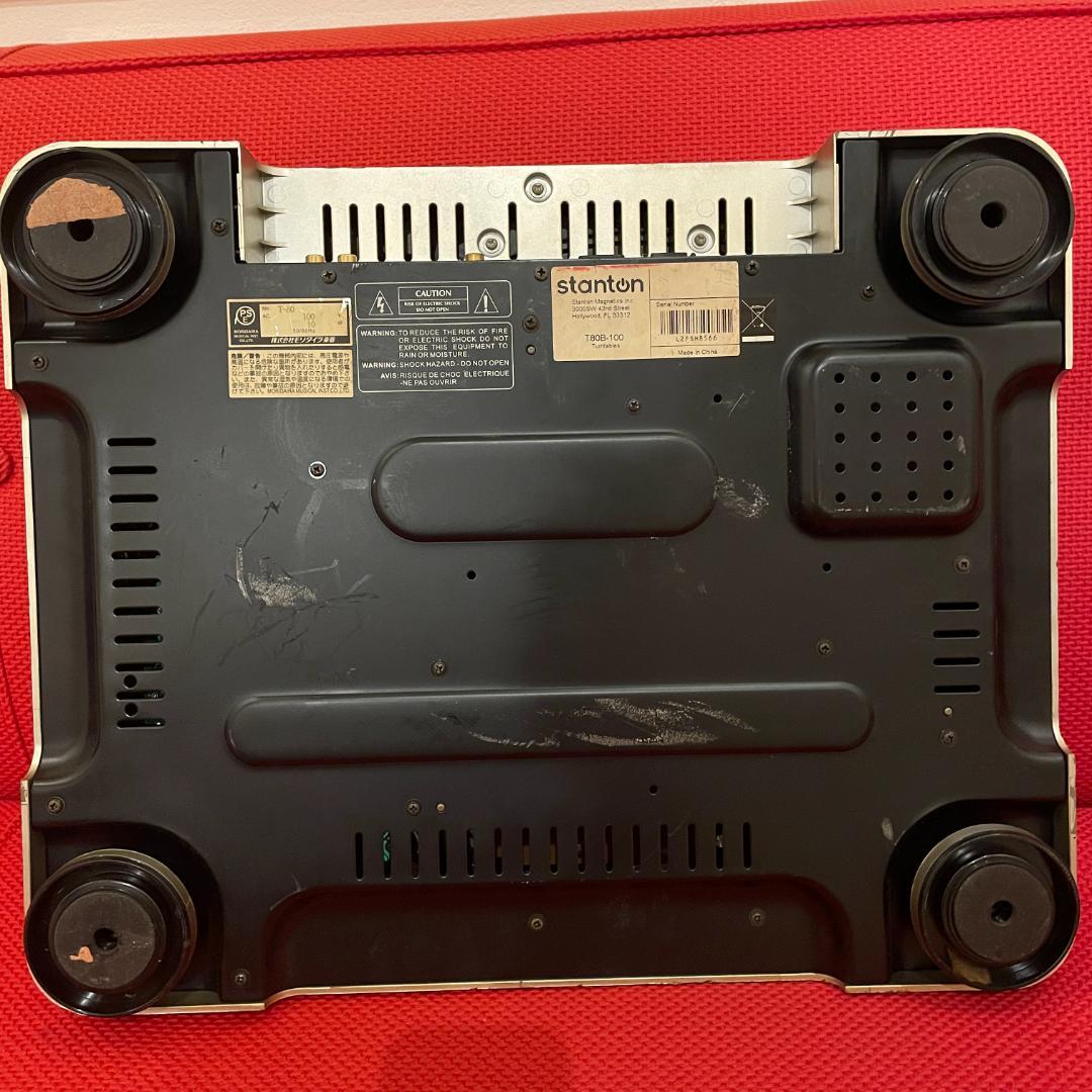 [動作確認済み] Stanton T.80 ターンテーブル