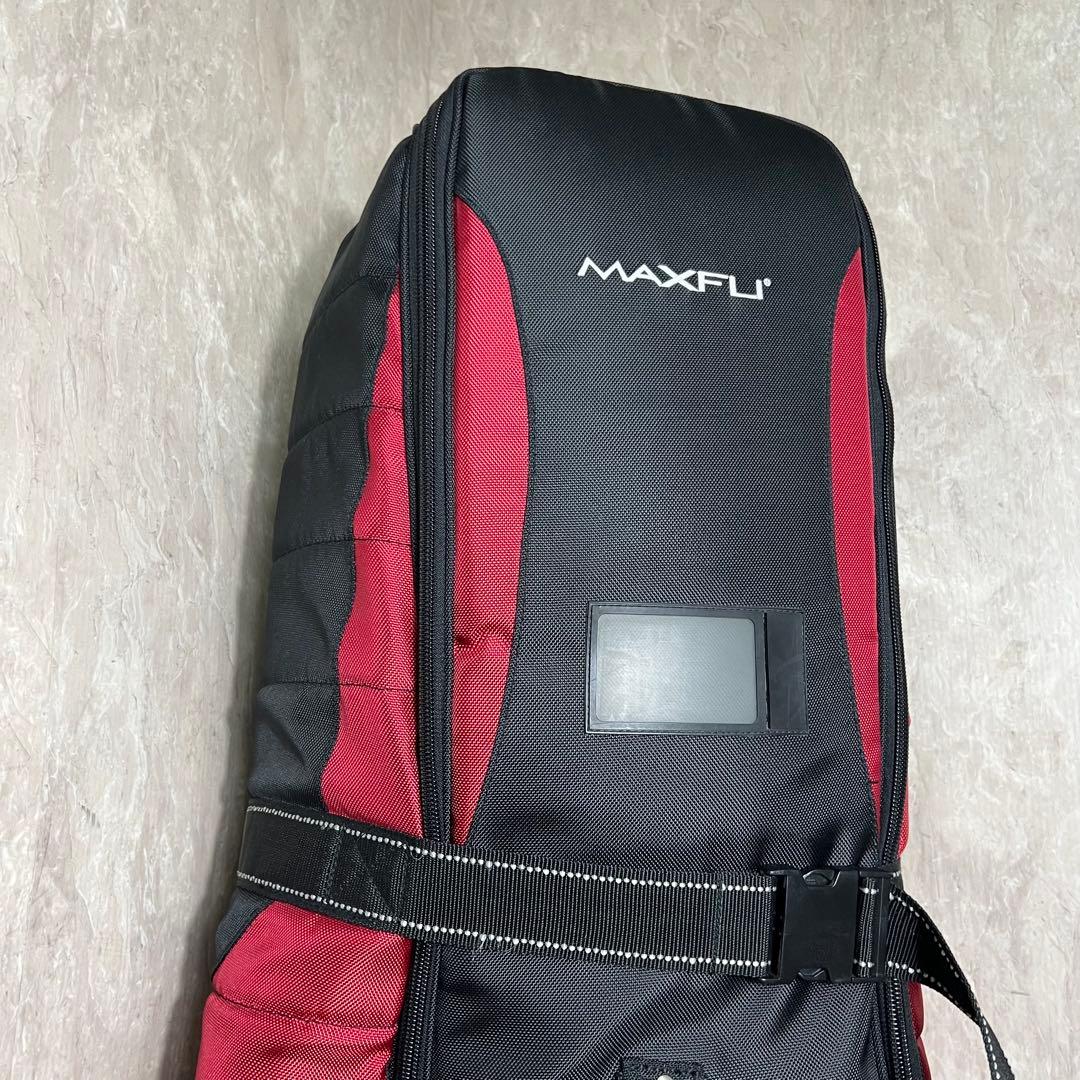 極美品 MAXFLI キャスター付 ゴルフトラベルカバー トラベルバッグ
