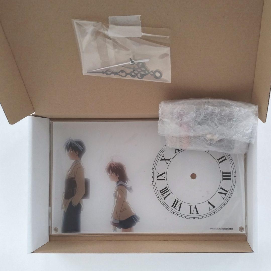 アクリル時計　時を刻むアクリル時計　CLANNAD　クラナド　Key　古河渚