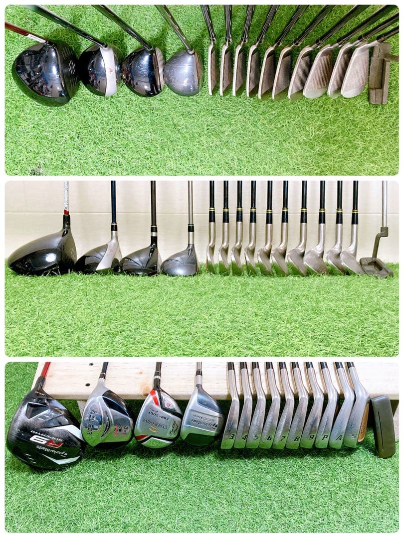 3.テーラーメイド　オジオ　初心者オススメ　ゴルフクラブ　メンズセット　15本