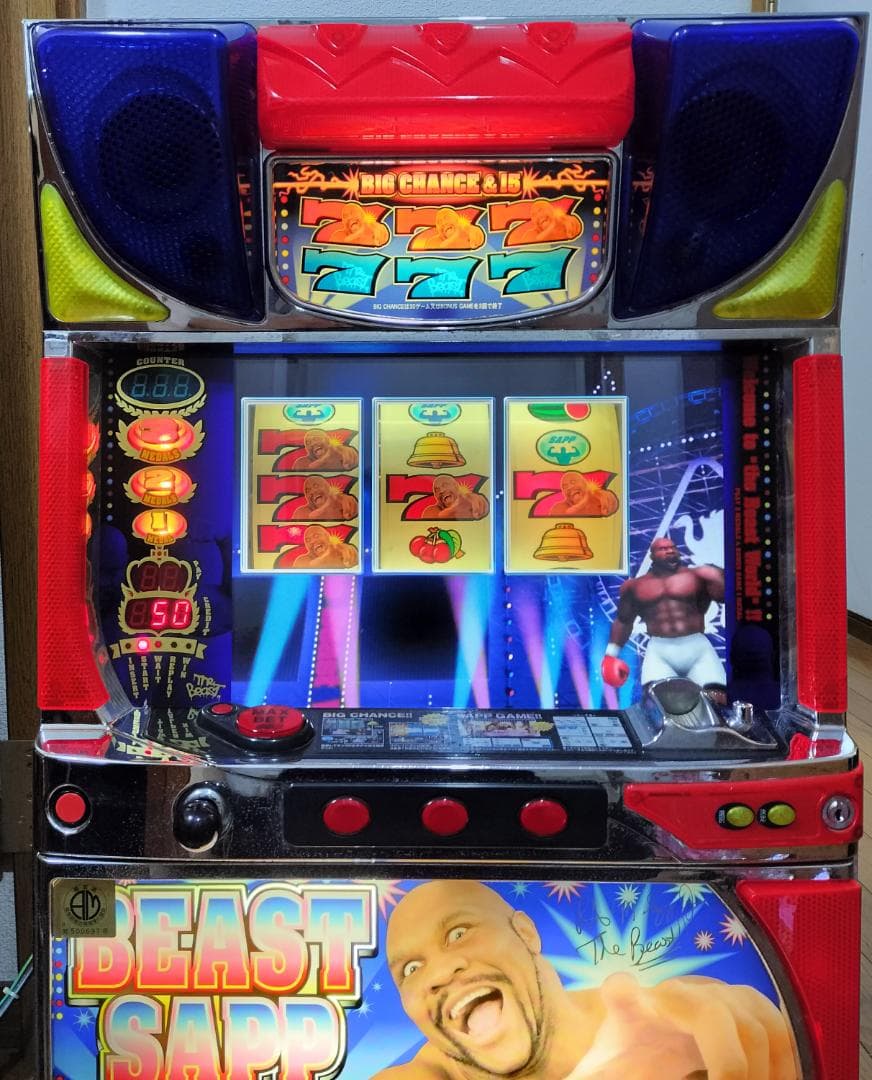 【パチスロ実機】エレコ★ビーストサップ【オートプレイ付不要機付】４号機