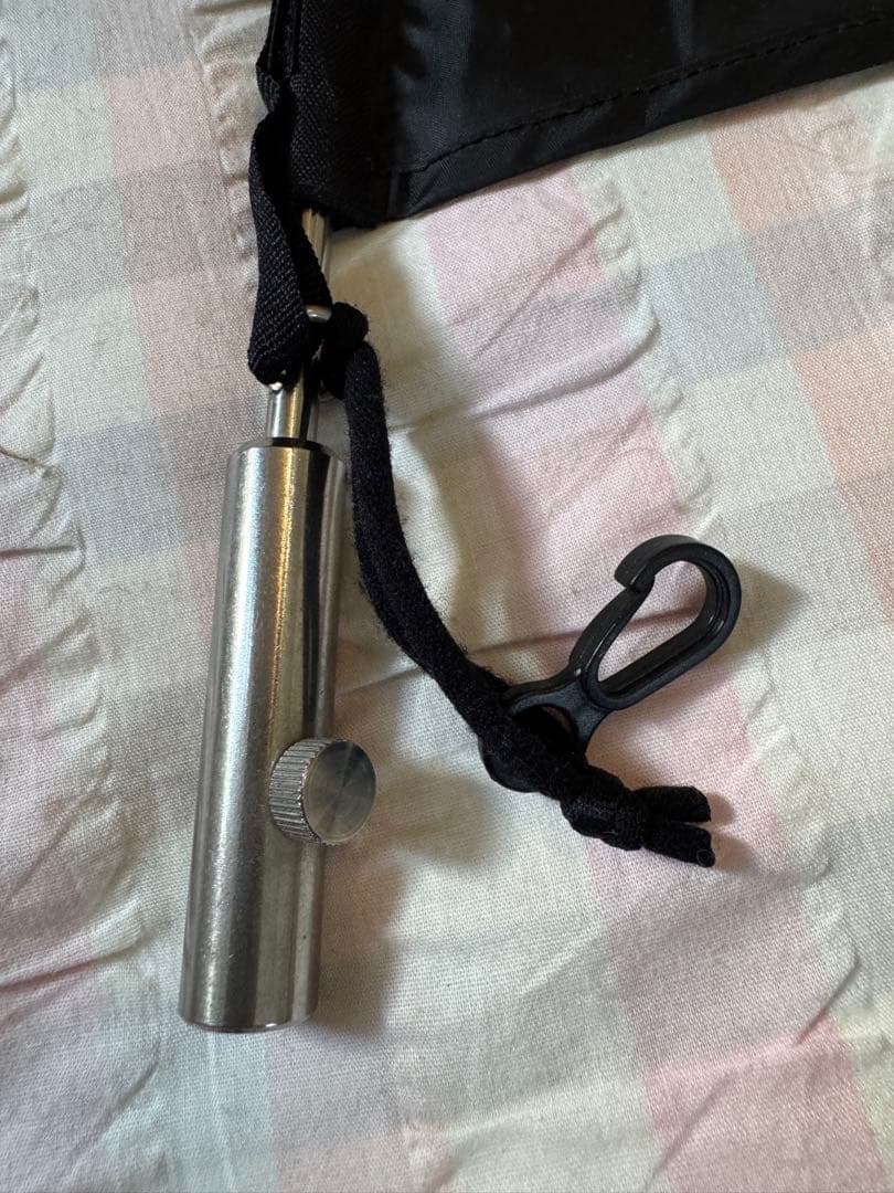 スノーピーク　タープフラッグ　ブラック