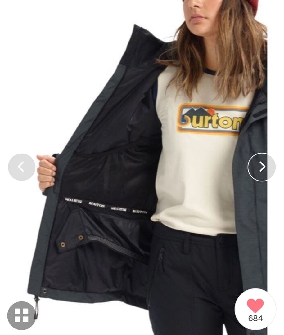 BURTON レディース スノーウェア/ジャケット