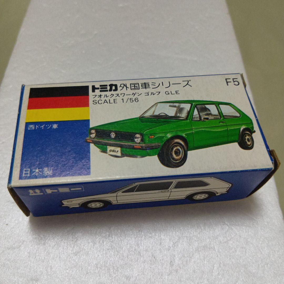 トミカ青箱　フォルクスワーゲン ゴルフ GLE 1/56　日本製　外箱共に極上品