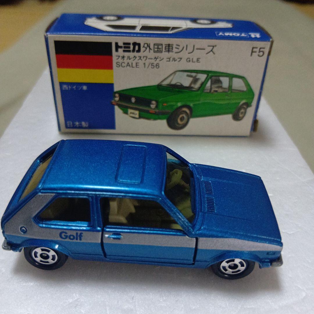 トミカ青箱　フォルクスワーゲン ゴルフ GLE 1/56　日本製　外箱共に極上品