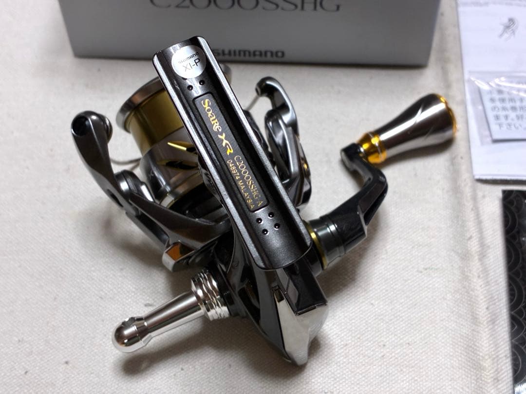 【極美品】シマノ リール 25ソアレXR C2000SSHG 【カスタム品】