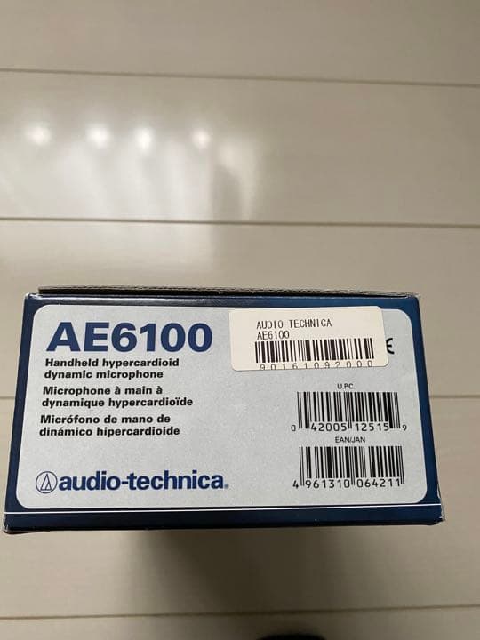 audio−technica AE6100、BELDEN 1036A ケーブル