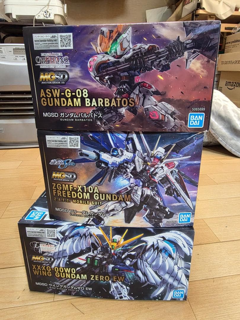 MGSD　バルバトス　フリーダム　ウイング　３個セット
