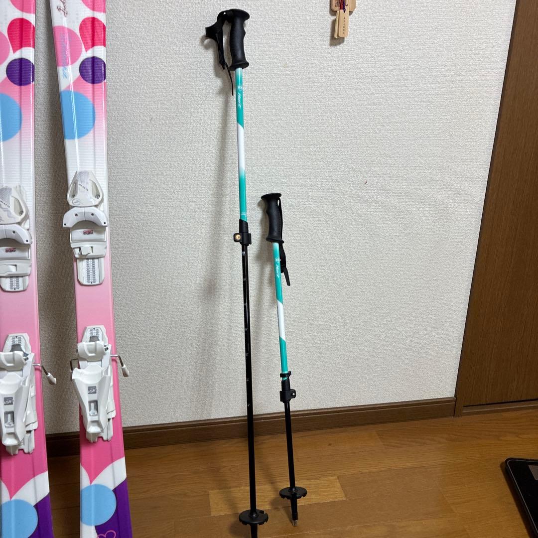 Hart スキー板 カラフルドットデザイン