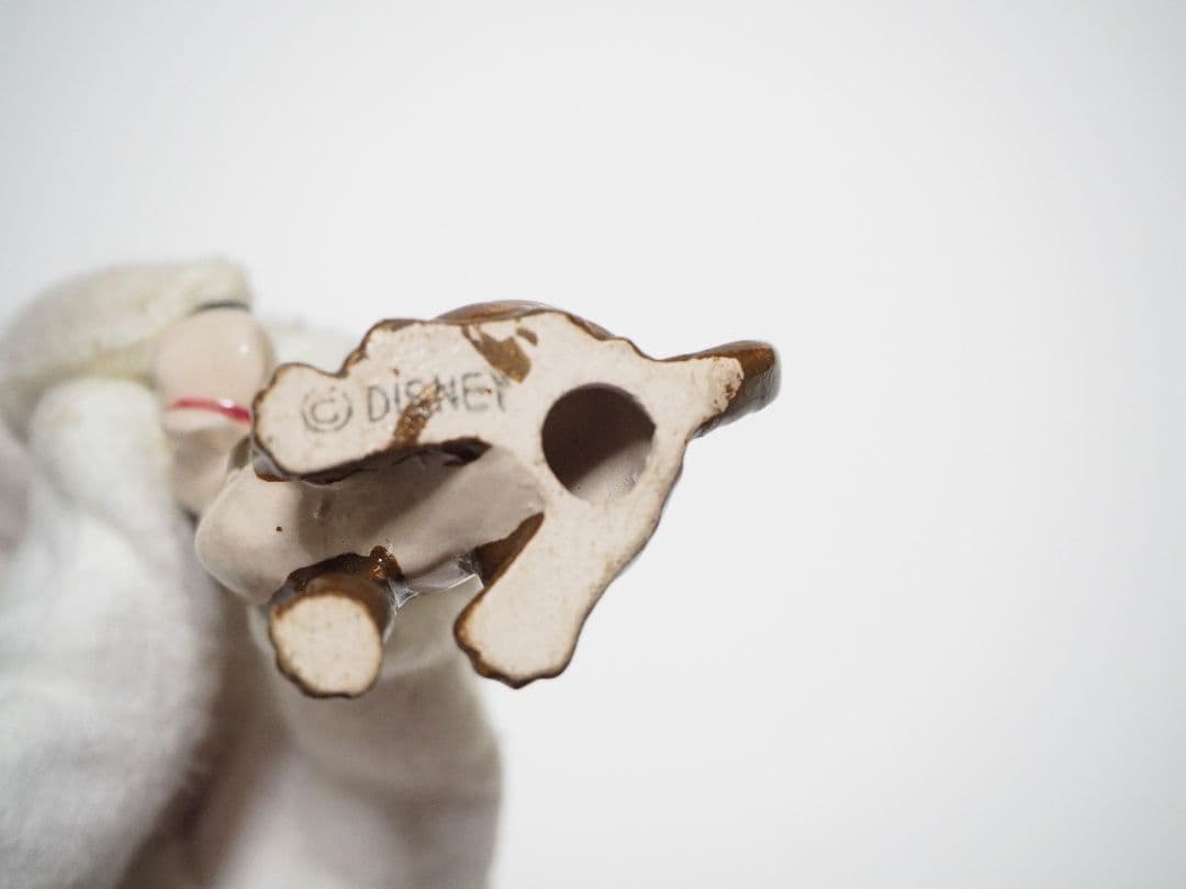 ディズニー　ビンテージ　犬　陶器　置物　インテリア　わんわん物語