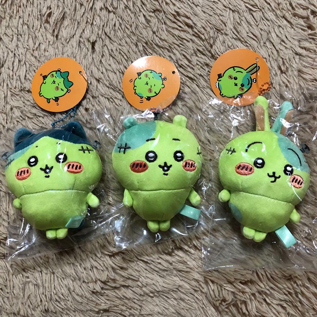 ちいかわ　仮装たのし〜！マスコット(ゾンビなちいかわ・ハチワレ・うさぎ)