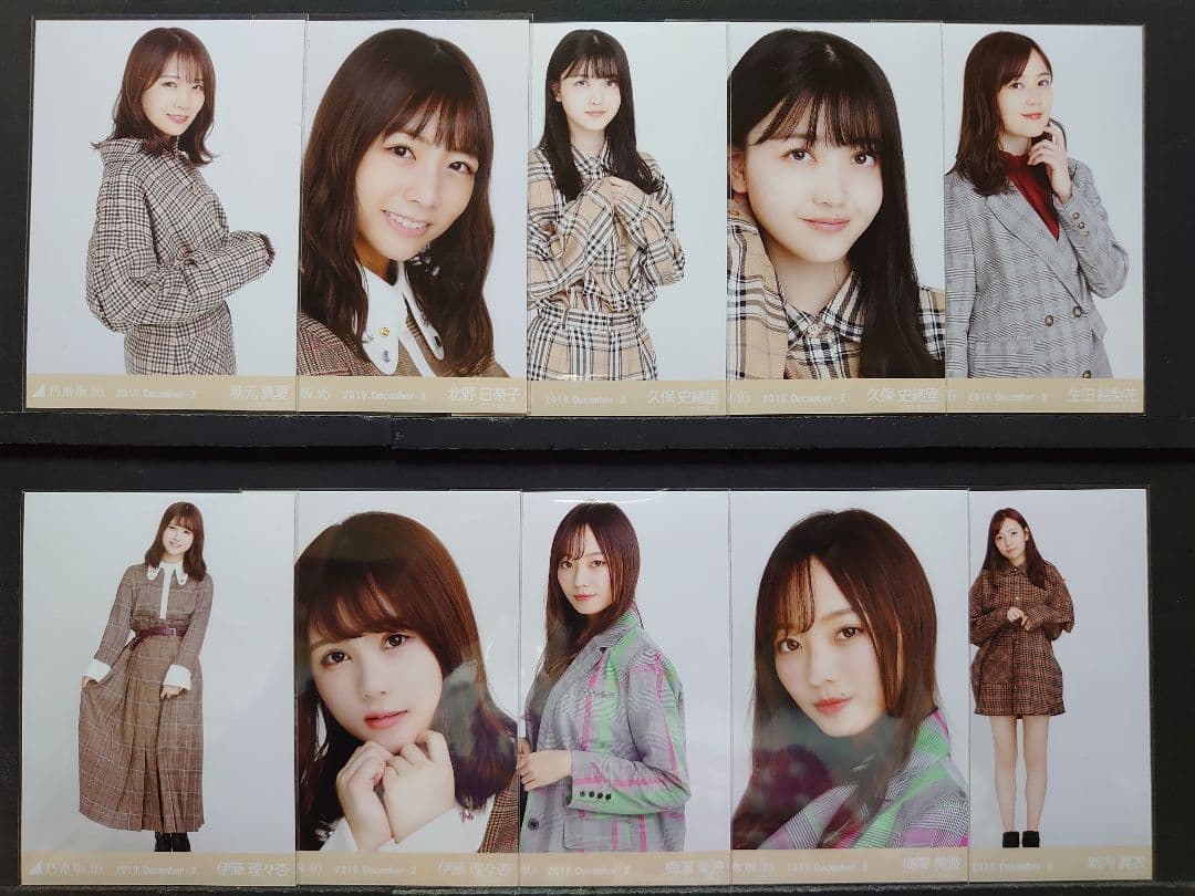 乃木坂46  チェックセットアップ(2019 December Ⅱ)バラ売り可能