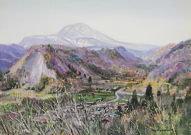 黒沢信男【展望】 油彩 4号