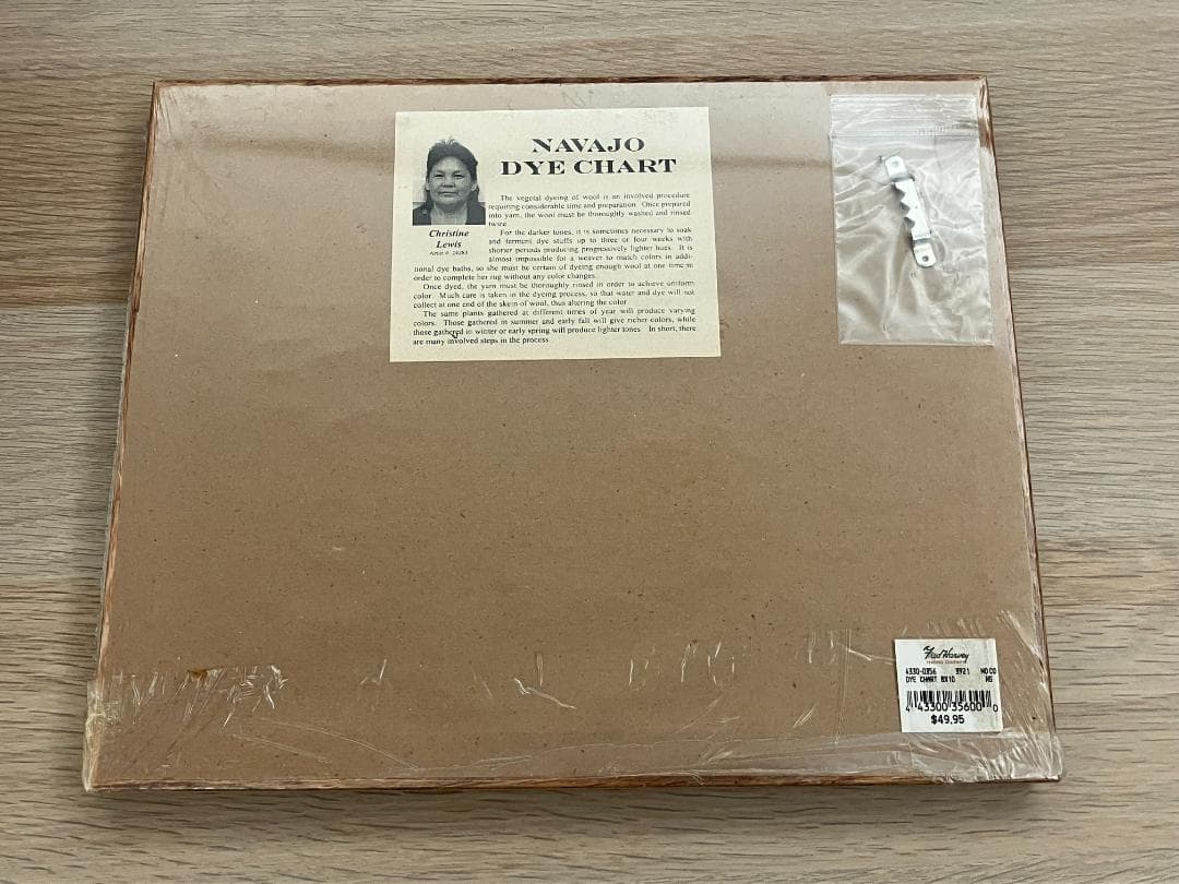 ネイティブアメリカン ナバホ族 天然染料ダイチャートハンドメイド アートフレーム